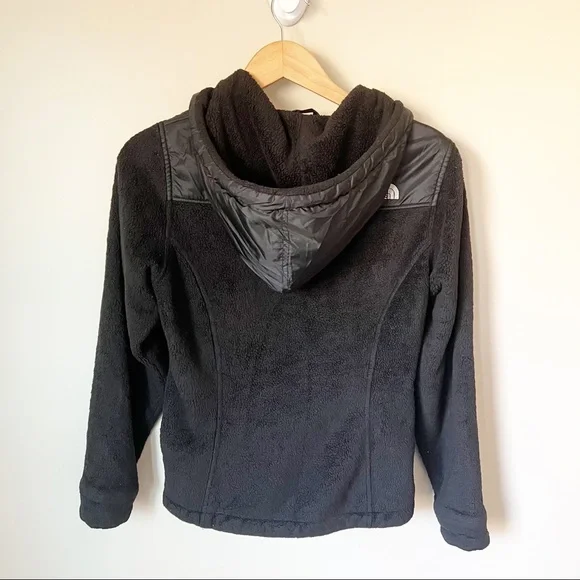 The North Face Oso Hooded Silken Fleece Full Zip Jacket Black S - Picture 14 of 16